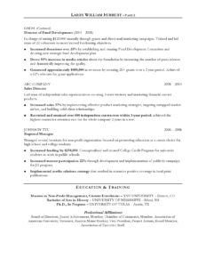 Non-Profit Executive - Resume Sample | Blue Sky Resumes